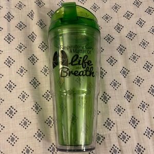 Respiratory care themed water bottle